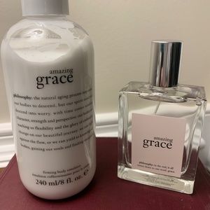 PHILOSOPHY Amazing Grace NEW Firming Body Emulsion/Spray Fragrance SET